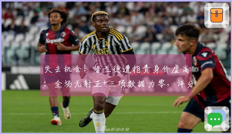 失去机会！哈兰德遭指责身价虚高：全场无射正+三项数据为零，评分仅6.1分创全队最低